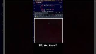 Get access to user's devices camera using javascript | Navigator method | Javascript tricks | shorts
