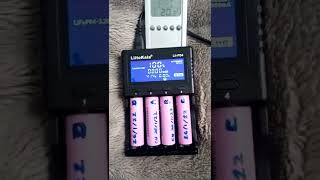 New lithium cells 33e lanzhd 18650 and charger liitokala lii pd4