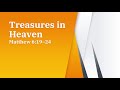 [ALIVE Youth Ministry][Matthew 6:19-24] Treasures in Heaven