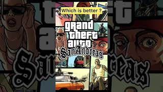 GTA 5 vs GTA San Andreas | Which is better ? #shorts #gta5 #gtasanandreas #gta