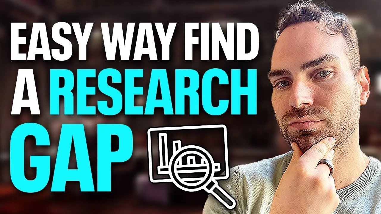 How To Identify A Research Gap Easily Prof David Stuckler Youtube