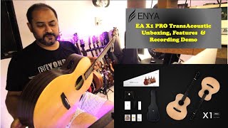 Enya EA X1 Pro transacoustic guitar unboxing sound \u0026 recording demo  @procraftindia  #enyaguitar