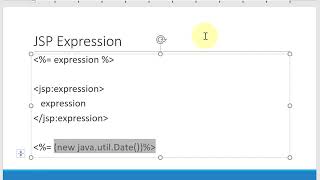 JSP Basic Building Blocks Scriptlet Declaration Exp