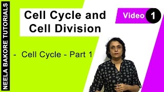 Cell Cycle & Cell Division | NEET | Cell Cycle - Part 1 | Neela Bakore Tutorials