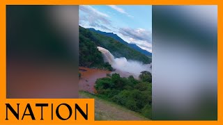 Kiambeere Dam in Embu spills over after heavy rains