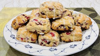 How to Make Flaky and Tender Cranberry Lemon Scones