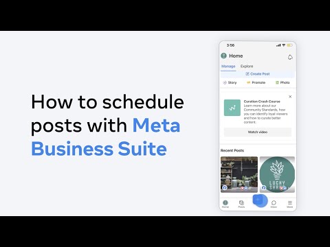 How to schedule posts with Meta Business Suite