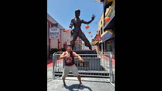 Bruce Lee Statue Chinatown LA