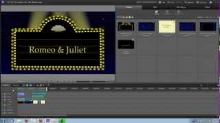 Premiere Elements Tutorial: Make the Intro for your School Play Video