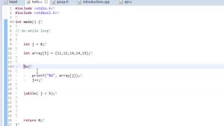 C-15 do while loop