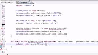 Java Programming Tutorial 75 MouseListener interface YouTube