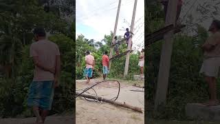 11KV High voltage line || Transformer Removed || Transmission line ||Electricity Transformer