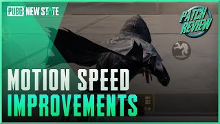 Patch Review - Motion Speed Improvements | PUBG: NEW STATE