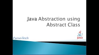Abstraction Using Abstract Class_Part-17_Java Tutorial for Beginners
