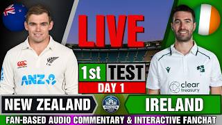 New Zealand vs Ireland Only Test Day 1 LIVE Score & Hindi Commentary | NZ vs IRE Live Match Analysis