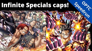 The REAL Film RED Luffy \u0026 Shanks combo! Hawkins Forest destroyed! OPTC Forest of Training: Straw