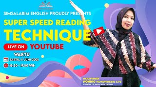 Super Speed Reading Technique
