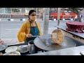 Indian Lady Selling Hara Bhara Paratha | Indian Street Food