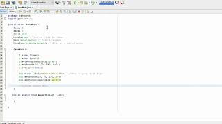 Integrative Programming and Technologies - Java AWT Menu