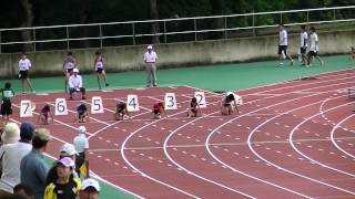 第８回渋谷区ジュニア陸上競技大会　小学６年男子１００ｍ　予選４組