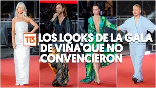 Los looks de la Gala del Festival de Viña del Mar que no convencieron a los espectadores