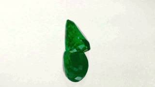 3.22-Carat Beautiful Fiery Deep Green Oval-Cut Zambian Emerald