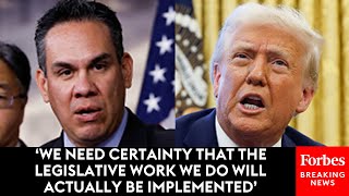 Pete Aguilar Asked: How Far Will Dems Go To Prevent Trump's 'Usurping Of Congressional Authority'?