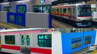 【祝🎉】西武池袋線 練馬駅 3番線（桜台・池袋方面）側 ホームドア稼働開始 西武40050系・東急5050系 池袋発 快急 飯能 行 も登場✨