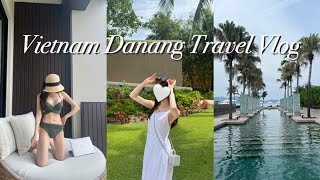 Vietnam Travel Vlog Ep.01🌊 Hyatt Regency Danang, swimming, reading, beach