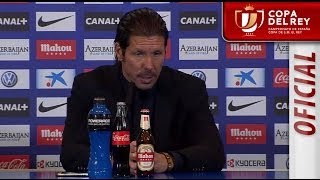 Rueda de Prensa de Simeone tras el Atlético de Madrid (1-0) Athletic Club - HD Copa del Rey