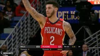 Lonzo Ball Attacking the Basket Evolution Part 3 (Pelicans)