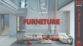 Sketchup Vray 5 Interior #52 Furniture