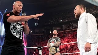 Rock reveals he will fight for the WWE Title at Royal Rumble 2013: Raw, July 23, 2012