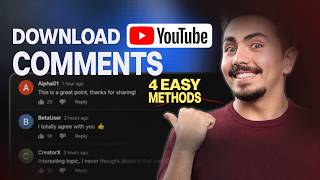 How to Download YouTube Comments | Extract, Scrape & Analyze (4 Free Methods)