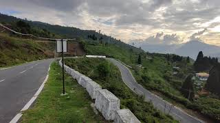 The beautiful mountain road from Shergaon to Kalaktang in Arunachal Pradesh