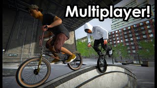 Finally Trying v2.0 Multiplayer in BMX Streets! - LES Skatepark