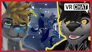 Hot Pup+Yeen Duo dancing MMD in VRChat (Chocolate Cream) feat. ToxicDerg