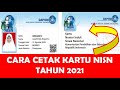 CARA CETAK KARTU NISN TAHUN 2021 - 2022