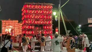 久喜鷲宮八坂祭り新町提灯山車20190728