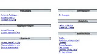 WebAdvisor: Navigating Your Academic Profile