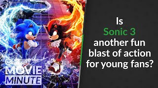 Is Sonic 3 another fun blast of action for young fans? | Common Sense Movie Minute