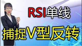 股票买卖 |  V型反转买卖点难把握？RSI单线轻松识别#股票#投资#理财