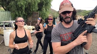 Keanu Reeves MPX run with Halle Berry
