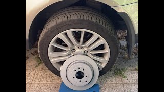 DIY - 2012 Range Rover Sport SDV6: Change the rear brake discs (rotors)