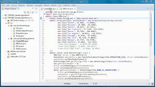Traveling Salesman Problem (01+) + Genetic Algorithms (03) - JAVA Prototype Project (+SQLite DB)