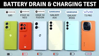 Samsung Galaxy A16, M55s, Moto G85, Edge 50 Fusion, 50 Neo, Vivo T3 Pro Battery Drain & Charging