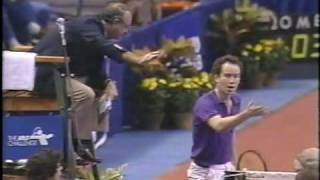 1986 AT\u0026T Challenge ATLANTA McEnroe vs Gilbert