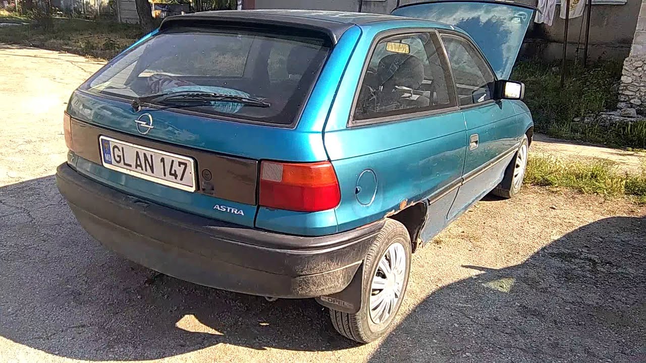 Opel Astra B 1992 1.4 Gaz-Benzin - YouTube