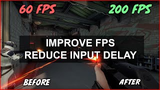 VALORANT - BEST FPS BOOST SETTINGS & LOW INPUT DELAY