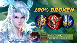 AGGRESSIVE LOONG BEST BUILD TO SHREDS TANK \u0026 BURST ENEMIES EASILY IN MYTHIC RANK! | HONOR OF KINGS